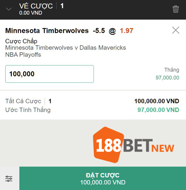  Đặt cược cá cược bóng rổ tại 188Bet