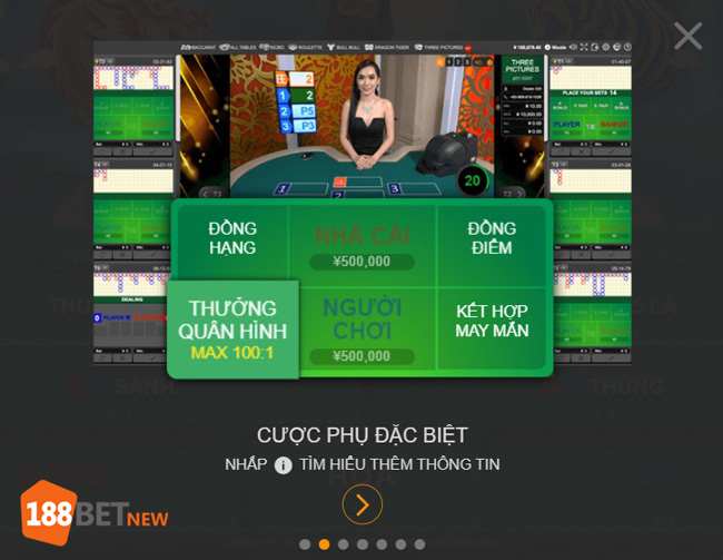Luật chơi và cách chơi Rồng Hổ Poker trực tuyến trên 188Bet